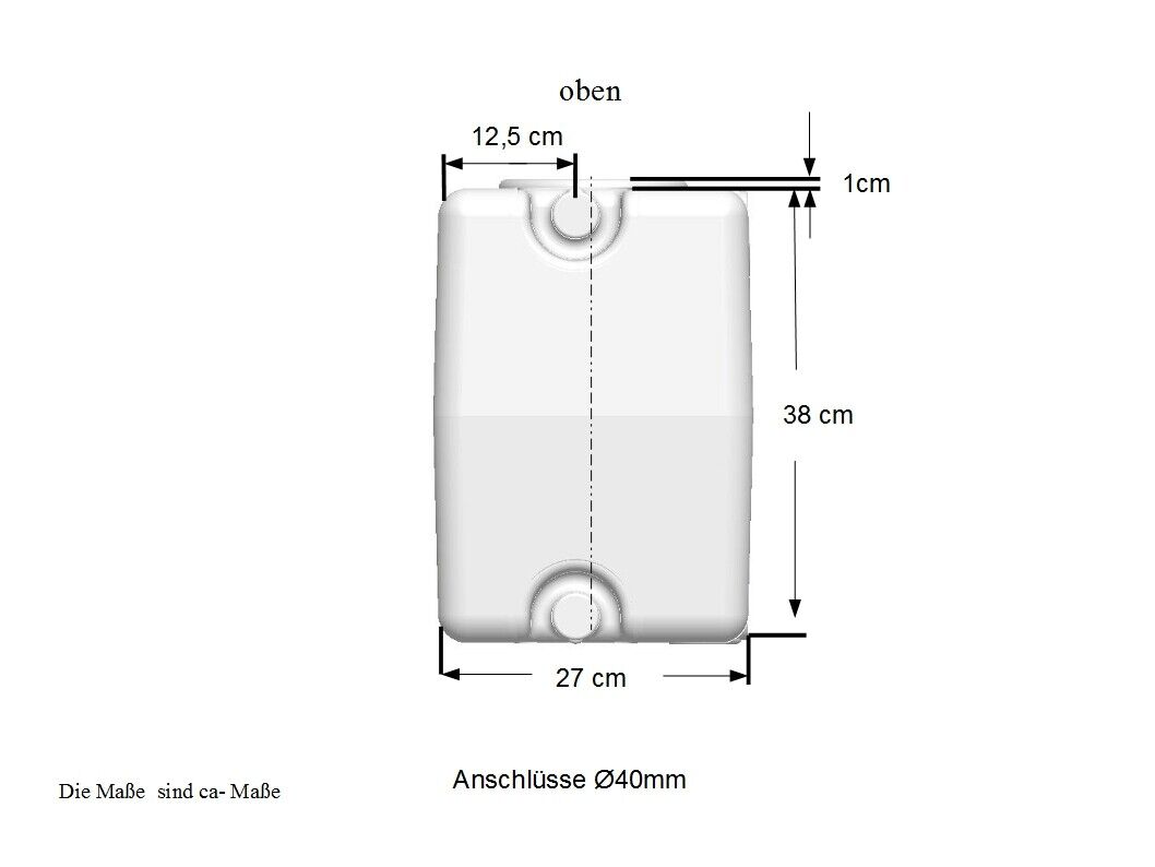 Wassertank 37 Liter