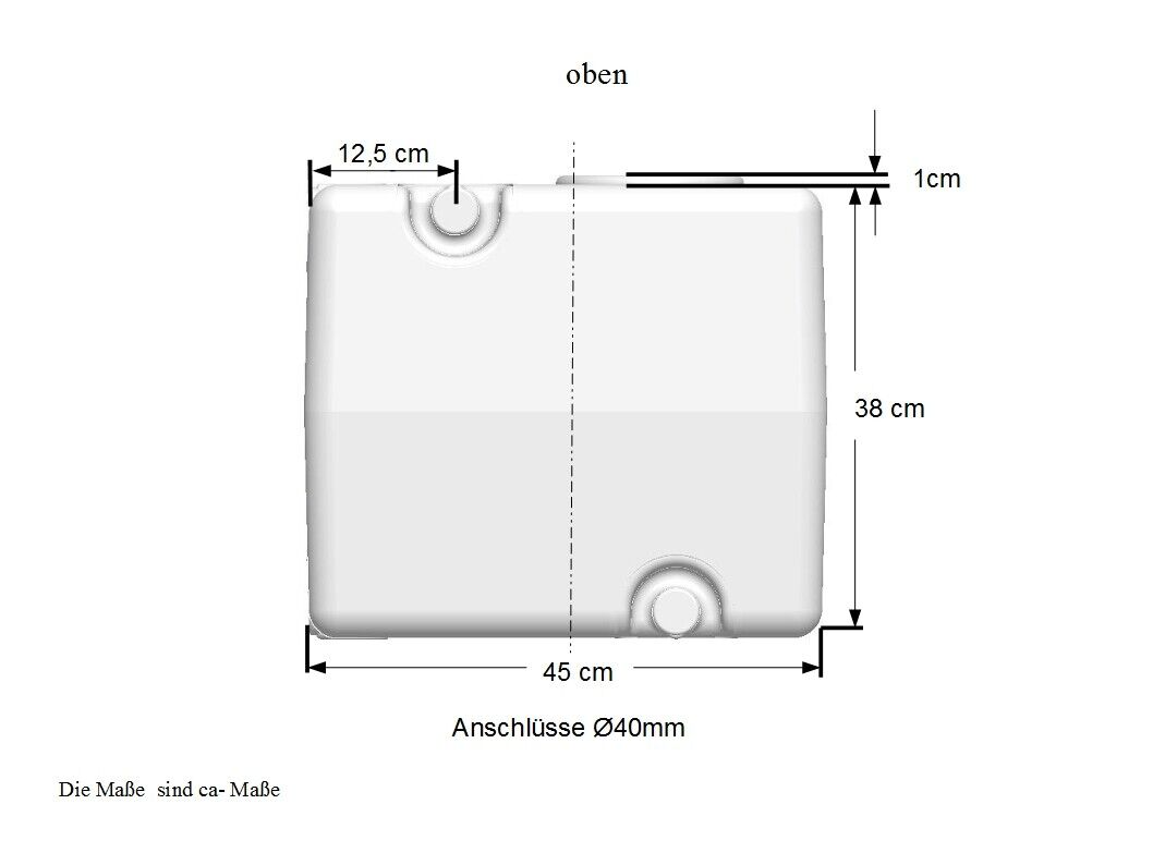 Wassertank 37 Liter