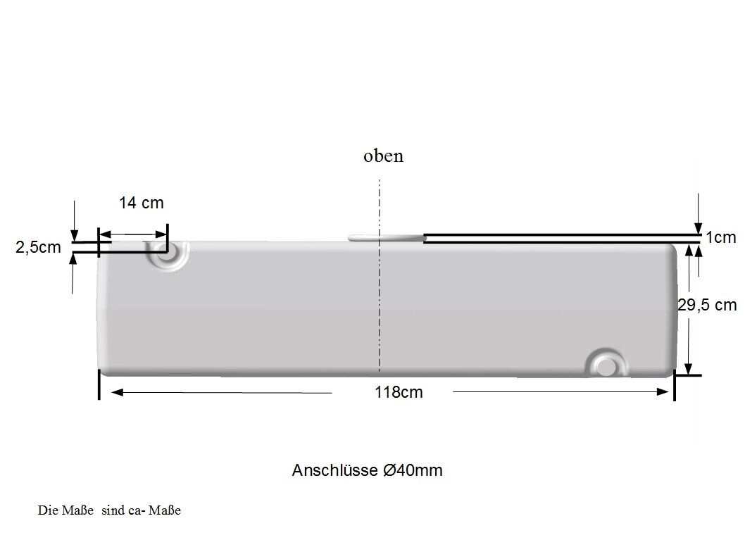 Wassertank 145 Liter
