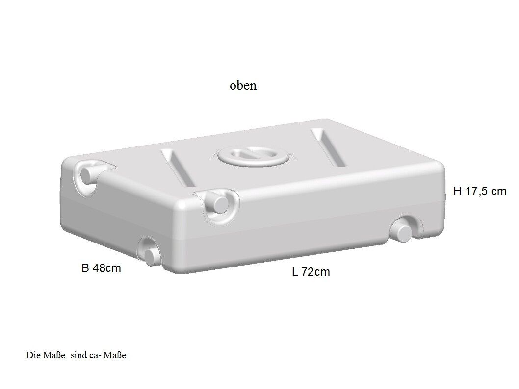 Wassertank 54 Liter