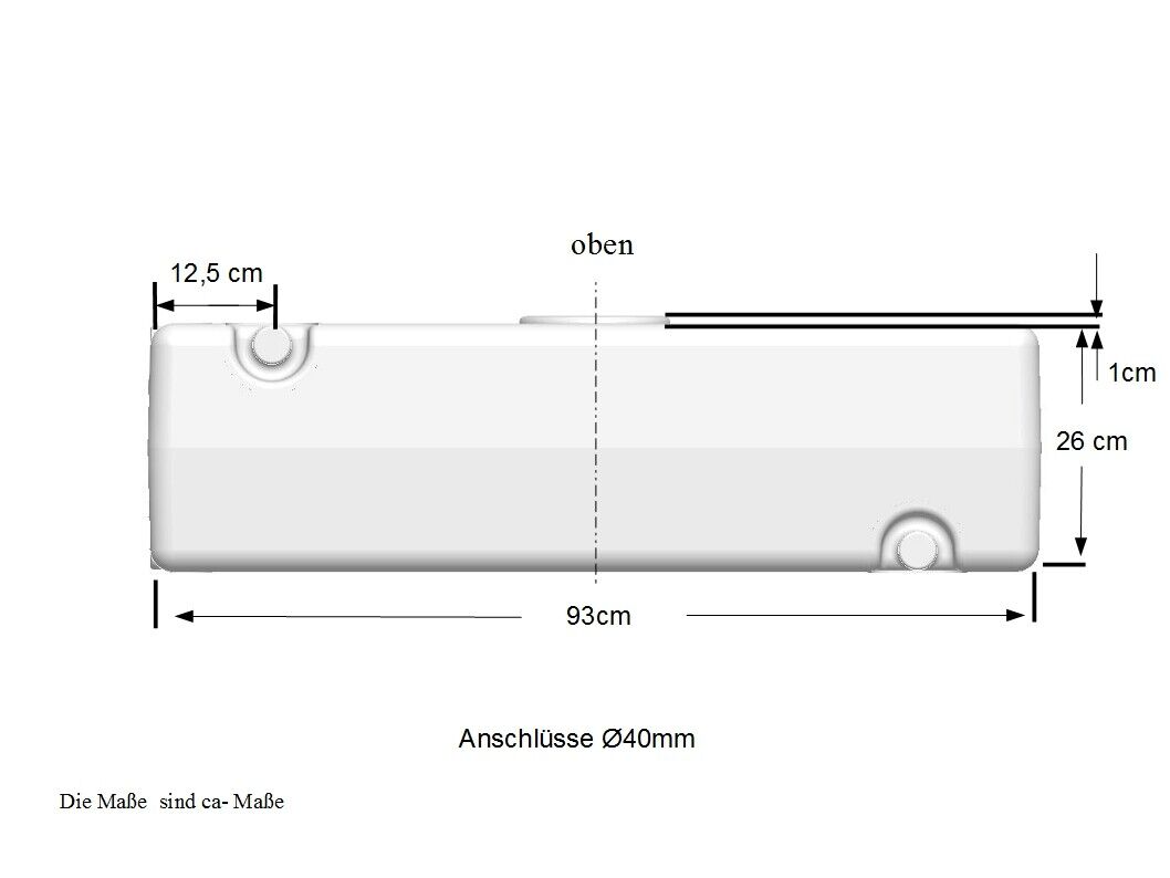 Wassertank 80 Liter