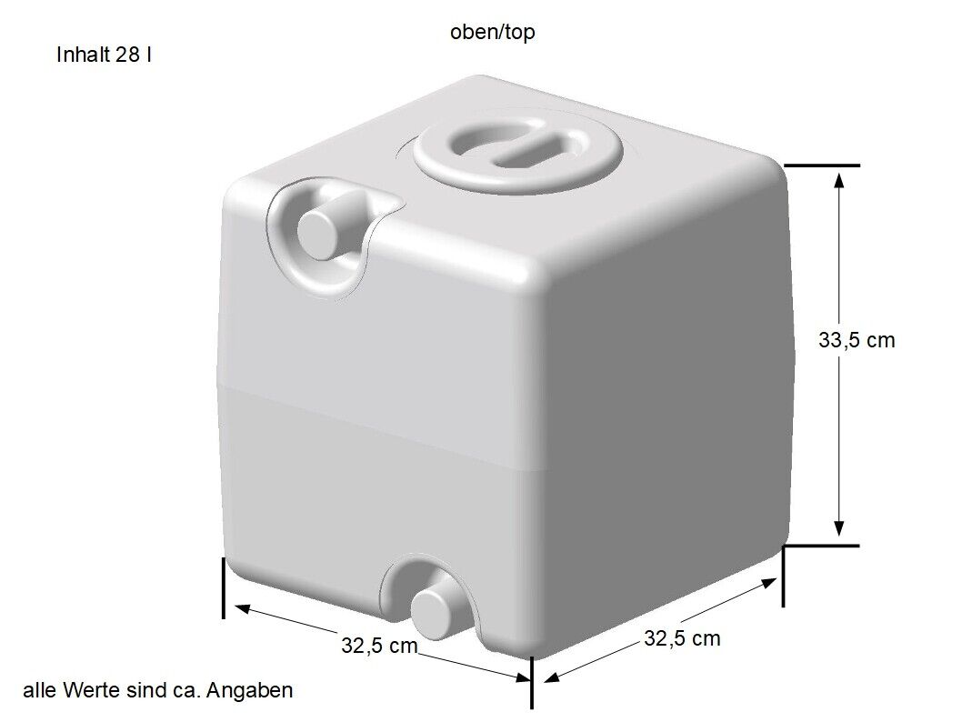 Wassertank 28 Liter
