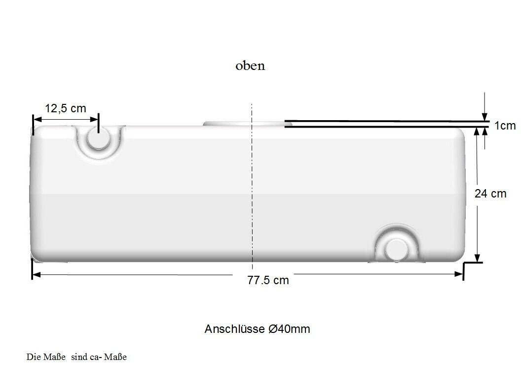 Wassertank 49 Liter