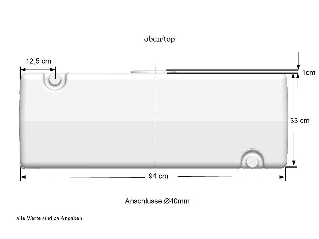 Wassertank 75 Liter