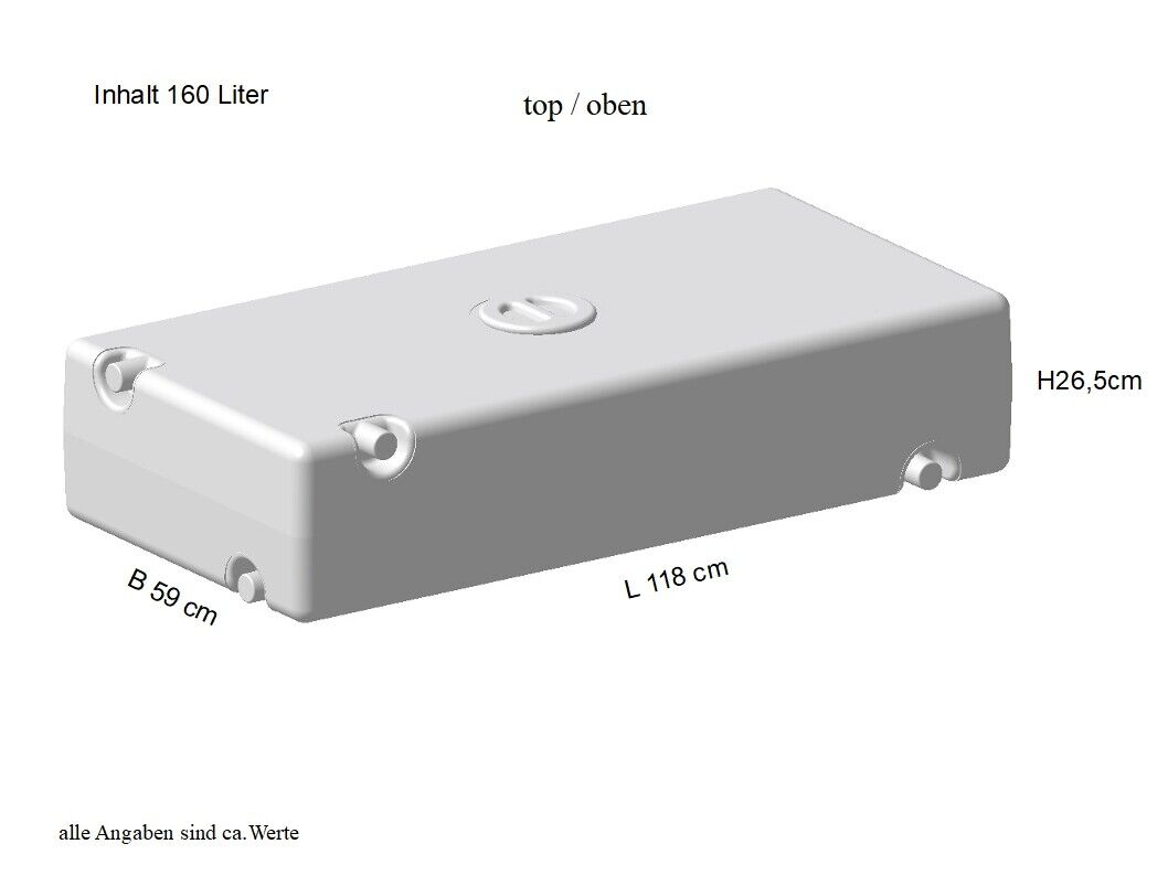 Wassertank 160 Liter