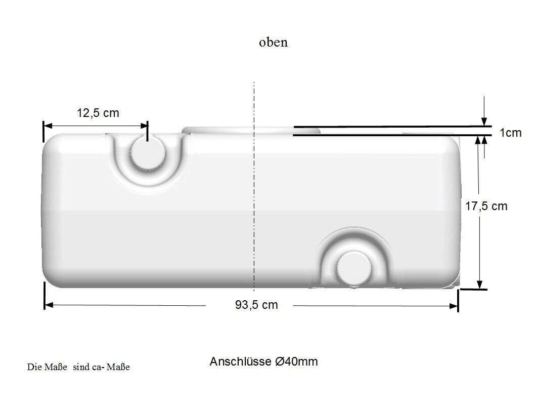 Wassertank 70 Liter