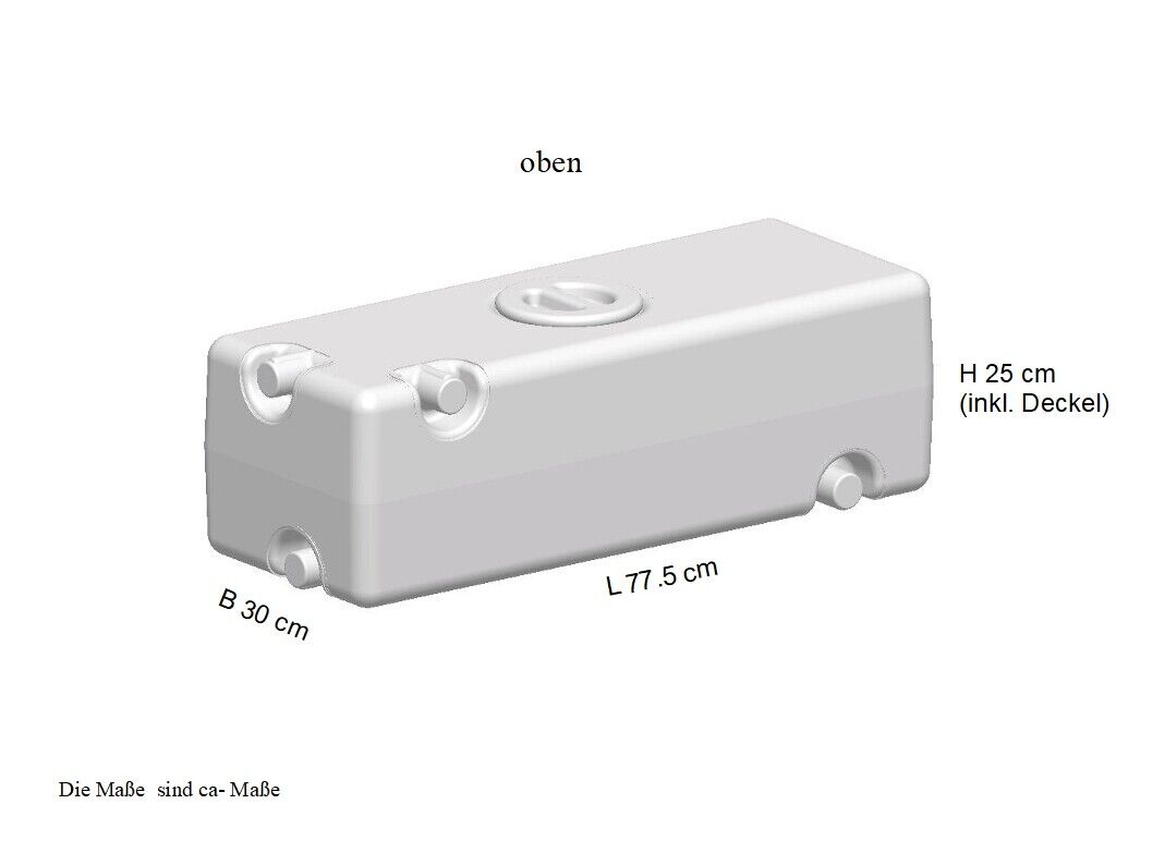 Wassertank 49 Liter