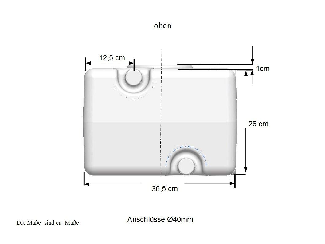Wassertank 80 Liter
